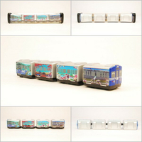 台鐵沙崙線彩繪區間車 EMU600型 鐵支路4節迴力小列車 迴力車 火車玩具 壓克力盒裝 QV043T2 TR台灣鐵道