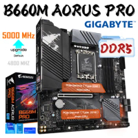 GIGABYTE B660M AORUS PRO Motherboard LGA 1700 Mainboard intel 12th gen CPU PCIe 4.0 DDR5 128GB Micro ATX Support i3 i5 i7 i9 New