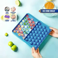 OEM SK-C1514 Cetakan Es Batu Bulat 33 Lubang Ice Ball / Cetakan Tempat Ice Cube Jelly Puding Bulatan