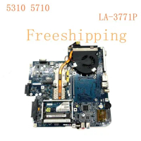 LA-3771P For Acer 5310 5710 Laptop Motherboard MBAH302001 Mainboard 100% Tested Fully Work