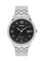 Citizen Men's Regular Stainless Steel Bracelet And Black Dial Color Eco-Drive Watch BM6970-52E