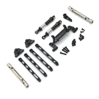 Pull Rod Shock Absorber Set For MNMODEL 1/12 MN82 LC79 MN78 Remote Control Car Parts Metal Upgrade
