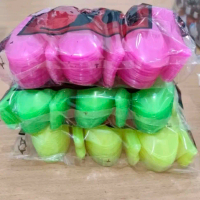 isi 144 pcs sendok bebek pelangi sendok bebek warna neon