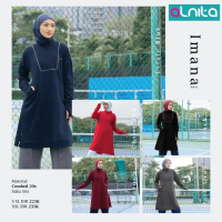 Alnita Atasan Olahraga Imana Tunik Bahan Combed 20S