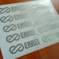 For 10x 76mm ENKEI Alloy Wheel Rim Spoke Decal Sticker Evo Tarmac