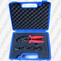 Terminal Combination Crimping Tool Kit Crimp Tool Set in a plastic box with replaceable crimping dies DN02C-5D1