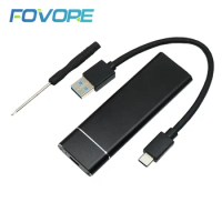 M.2 USB 3.1 Type C SSD Mobile hard disk box Adapter Card m2 to usb USB3.1 Type-C External Enclosure Case for 2230 2242 2260 2280
