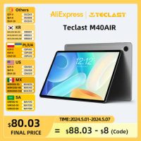 Teclast M40 Air 10.1 Inch BOE Tablet 1920x1200 FHD 8GB RAM 128GB UFS2.1 P60 Octa Core Android 11 Tablets 4G Network GPS Type-C