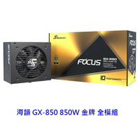 SeaSonic 海韻 FOCUS GX-850 GX850 850W 金牌 全模組 電供 電源供應器