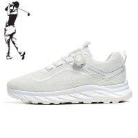 Golf Shoes, Men's Mesh Breathable Jogging Shoes, Spikeless Comfortable Golf Shoes, Men's Outdoor Walking Shoes
