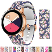 20mm 22mm Strap for Samsung Galaxy Watch 6/4/classic/5/Active 2 Gear S3 Leopard Printed Magnetic Bracelet Huawei GT/2/3/Pro Band