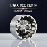 （咖啡用品與配件）七星刀磨芯磨盤 磨豆機420不鏽鋼材質 手搖咖啡機專用配件錐刀7角