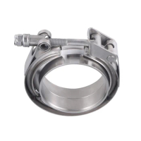 High quality anti rust Stainless steel 3.5 inch v band clamp male and female flange Quick V-band clamp flange assembly