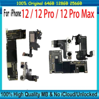 Clean iCloud For iPhone 12 / 12 Pro / 12 Pro Max Motherboard With Face ID Original Unlocked Logic Board For iPhone 12 Mainboard