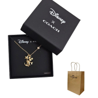 【COACH】Coach×Disney 100th 迪士尼限量米奇項鍊禮盒組 贈原廠紙袋