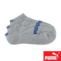 PUMA 經典加厚毛巾底運動短襪3雙裝 620604花灰