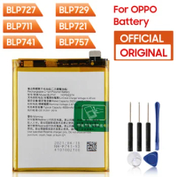 Original Phone Battery BLP711 BLP741 BLP757 BLP721 BLP729 BLP727 For Oppo Realme A1K A11 A11X A9C2 X2 XT Realme 5 6 pro/5i/5S