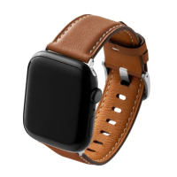 【beepio】悠遊錶帶 2.0 漫遊者｜皮革系列 - 馬鞍褐(悠遊卡錶帶 悠遊卡 apple watch錶帶 42/44/45/46/49mm)