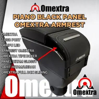 Omextra Armrest AGYA AYLA 2023 Console Box Armrest Box Agya Ayla 2023 PIANO BLACK JAHIT HITAM