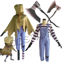 Game Identity V Cosplay Costumes Axe Boy Robbie White Cosplay Costume Original Skin Cosplay Clothes Men Halloween Party Costume