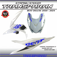 STRIPING TRANSPARAN UV BEAT DELUXE / STIKER BEAT ISS CBS DELUXE /striping transparan