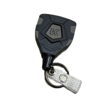 Heavy Duty Retractable edc Keychain Tactical ID Badge Multitool Badge Reel Key Holder Belt Clip Multitool Carabiner anti-loss