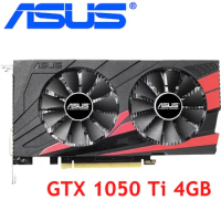 ASUS Video Card GTX1050 Ti 4GB 128Bit GDDR5 Graphics Cards for nVIDIA VGA Cards Geforce GTX 1050ti 1050ti 4G Hdmi Dvi Used