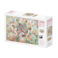 台旺文創(1000片拼圖 )-水鳥の花》拼圖 TW-1000-023