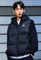 MLB BASIC HOODED DOWN VEST NEW YORK YANKEES