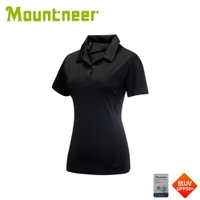 【Mountneer 山林 女 透氣排汗上衣《黑》】31P28/短袖/排汗衣/T恤/運動短袖/登山露營