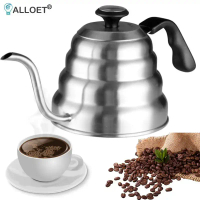 Cerek Kopi Keluli Tahan Karat 304 1/1.2 L untuk Kaedah Pour-Over (Drip), Cerek Seduh, dan Teh (terma