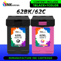 Compatible Ink Cartridge Replacement for HP 62XL 62 XL for HP62 Envy 5640 OfficeJet 200 5540 5740 5542 7640 Printer