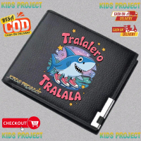 Dompet Anak Custom Tralalero Tralala - Dompet Hitam Anak Murah Berkualitas