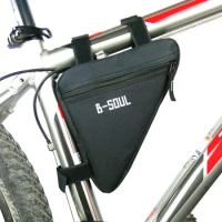 Bicycle Triangle Bag Front Tube Frame Saddle Storage Bag Waterproof Pouch Durable Bike Versatile Durable Bag Bicycle Accessories