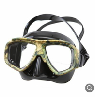 美琪 新款潛水面鏡浮潛軍迷迷彩面鏡硅膠鏡片面罩浮潛