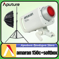 Aputure Amaran 150c 150W RGB Video Light with Light Dome Mini III Softbox for Camera Photography Kit