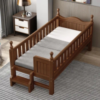 Wooden Near Kids Bed Safety Stairs Single Castle Bed Children Floor Loft Luxury Letto Una Piazza E Mezzo Bedroom Furniture