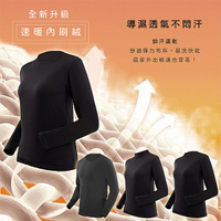 AMICA 極暖絨保暖衣(黑色)1件入 款式可選【小三美日】 DS018489