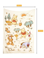 ผ้าห่มฟรีซ 60x80นิ้ว ลายหมีพูห์ ลิขสิทธิ์ Disney แท้ PF009
