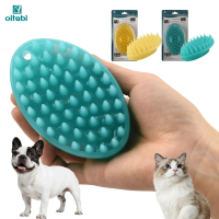 A Like  Oitabi Soft Rubber Pet Brush for Short Hair Dog & Cat Grooming Bathing Massaging Deshedding 