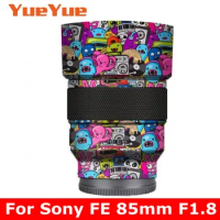 Decal Skin For Sony FE 85mm F1.8 Camera Lens Sticker Vinyl Wrap Anti-Scratch Film Protector Coat FE85 85 1.8 F/1.8 SEL85F18