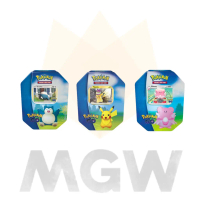 Pokémon TCG: Pokemon GO Gift Tin Set of 3 Pikachu Snorlax Blissey - Brand New, Factory Sealed