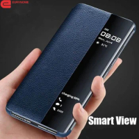 Smart Phone Case For Samsung Galaxy S23 S22 S21 S20 FE S8 S9 S10 Plus Leather Flip View Cases For Galaxy Note 20 20 Ultra Cover