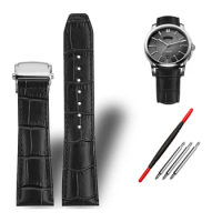 Genuine Leather Watch Strap 20mm 22mm For MAURICE LACROIX Watch Strap Bentao Elegant Craftsmanship MP6347 Business Watchband