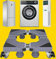 洗衣機底座 洗衣機底座通用全自動置物架滾筒移動萬向輪墊高支托架子冰箱腳架