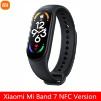 Xiaomi Mi Band 7 NFC Smart Band 1.62" AMOLED Bluetooth 5.2 VO2 Max Sport Analysis 120 Workout Modes 5ATM Waterproof Bracelet
