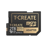 【Team 十銓】T-CREATE EXPERT S.M.A.R.T. Micro SDXC 2TB 記憶卡(含轉卡+終身保固)