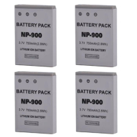 4Pcs 750mAh NP-900 NP900 NP 900 Replacement Battery for KONICA MINOLTA DiMAGE E40 E50 ACER CS 6531-N CS-5530 AOSTA DA 4092 5091