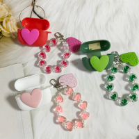 For realme Buds Air 3 Case Cute Love Earphone Silicone Cover with WristChain Lanyard case hearphone box case