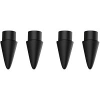 4 Pack Replacement Tip For Apple Pencil Nibs For Apple Pencil 1St &amp; 2Nd Generation (Black)